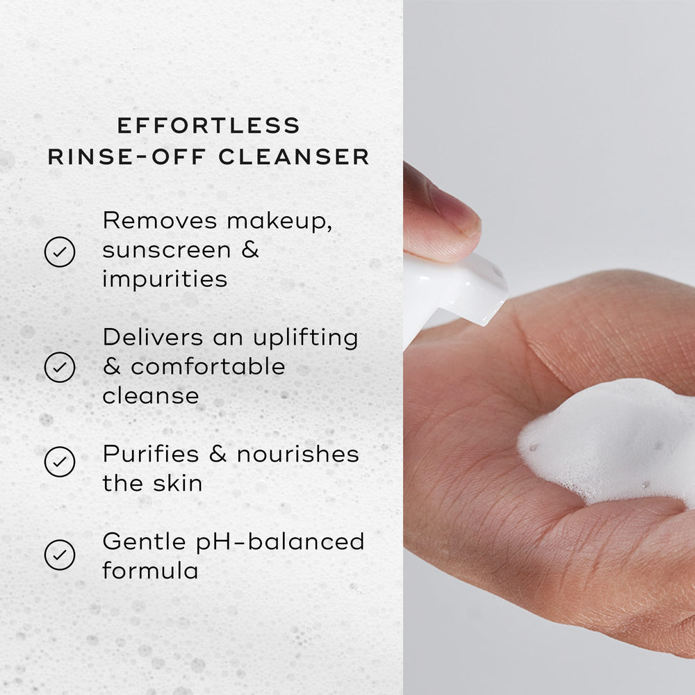 Experience the uplifting cleanse of Medik8's Micellar Mousse™, a gentle pH-balanced foamy cleanser with innovative micellar technology to purify, nourish your skin, and effortlessly remove makeup, sunscreen, and impurities.