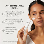 Using Medik8's Sleep Glycolic™ from a tube, users experience an at-home AHA peel that smooths, brightens, and revitalizes skin with glycolic acid while reducing fine lines and dark spots for a rejuvenated complexion.