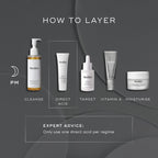 Discover Medik8's "How to Layer" nighttime skincare routine. Start with a cleanse, then use Sleep Glycolic™ or another direct acid, followed by your target treatment, Vitamin A application, and finish with moisturizing. For healthy, effective results, opt for just one direct acid per regimen.