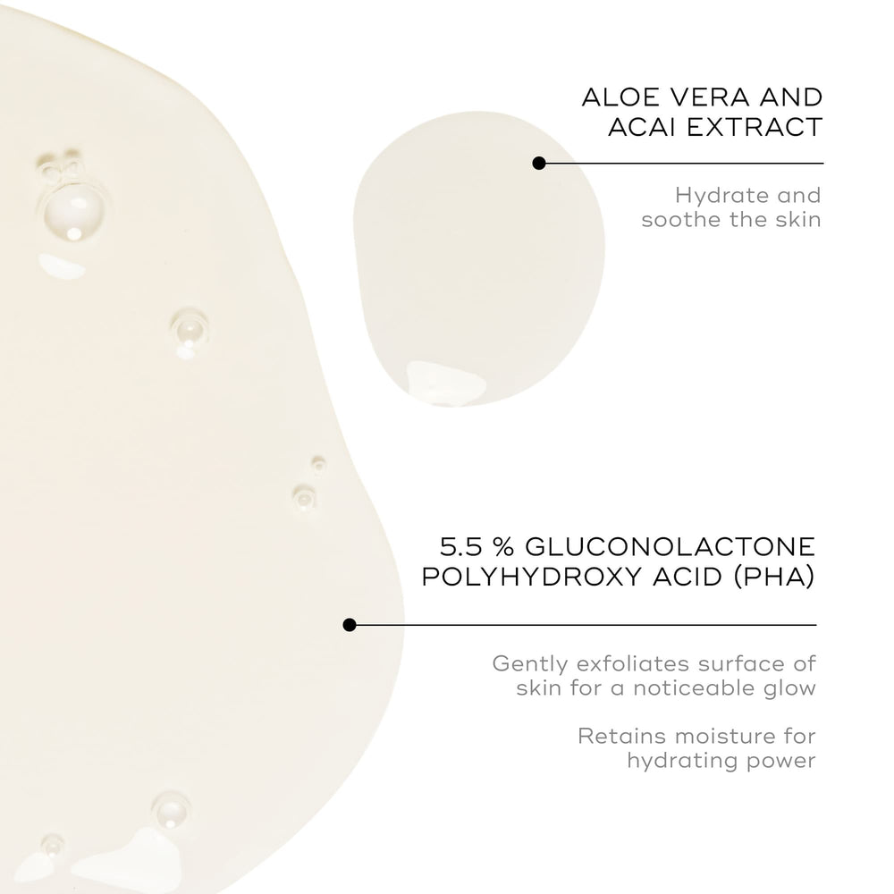 Experience the perfect balance of hydration and gentle exfoliation with Medik8's Press & Glow Refill™, formulated with aloe vera, acai extract, and 5.5% gluconolactone PHA for sensitive skin. This acid toner ensures smooth, revitalized skin without irritation.
